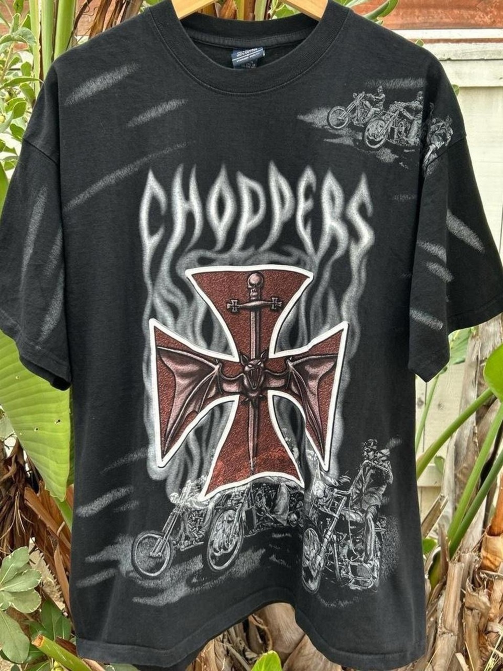 Vintage 2003 Sturgis Black Hills Rally Choppers Biker T Shirt XL 23x28